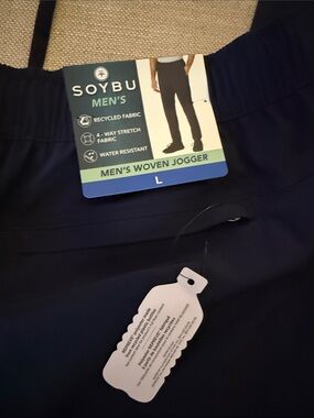 Soybu Men's Swim Hybrids in Navy